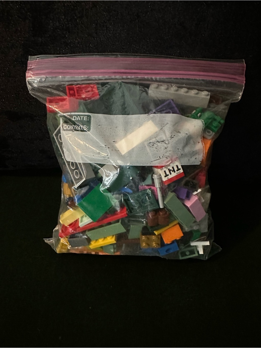 Mixed Color Small Building Bricks Bag